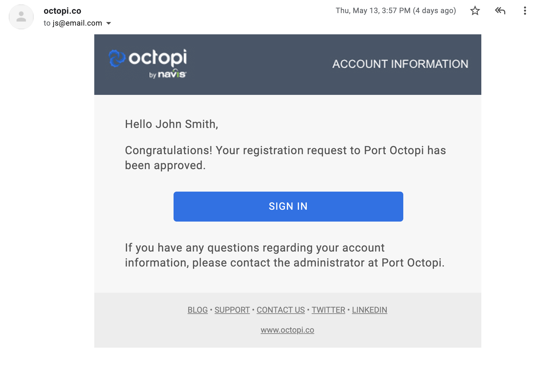 Signing up as a new user